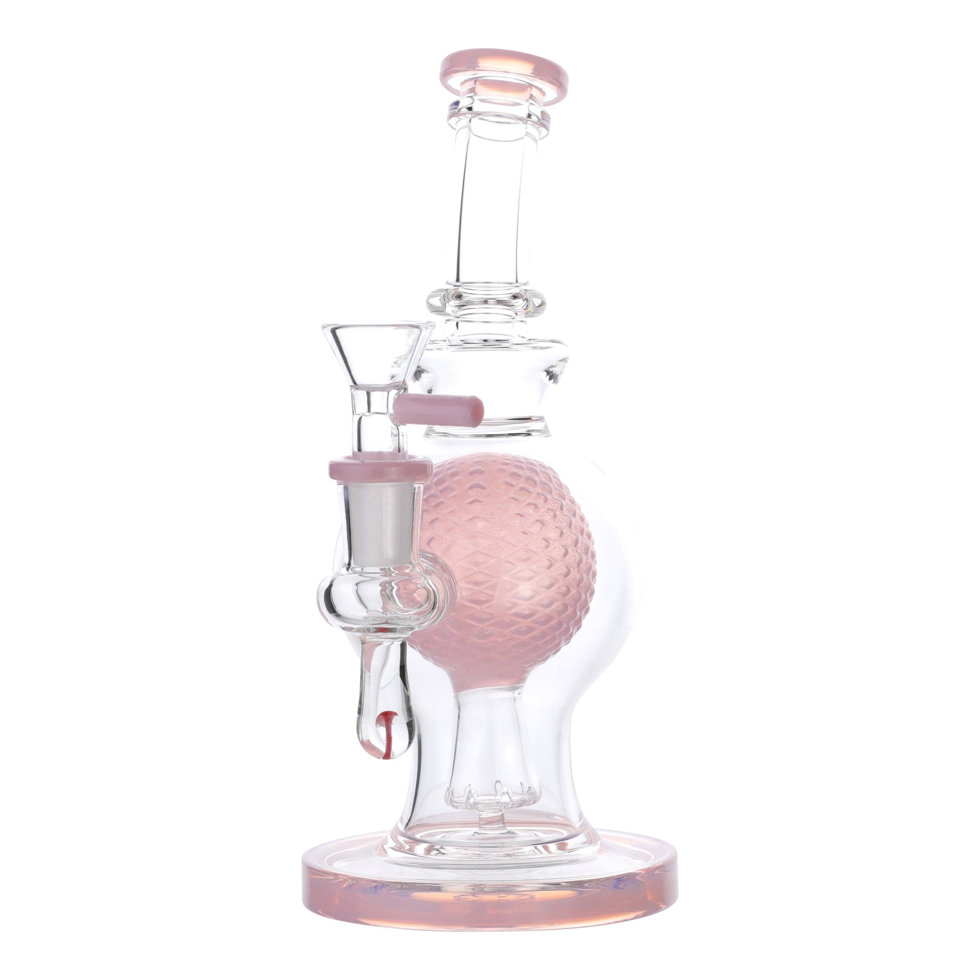 Royal Glass Pink Atmos-Sphere Bong 8in