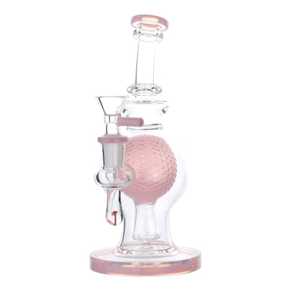 Royal Glass Pink Atmos-Sphere Bong 8in