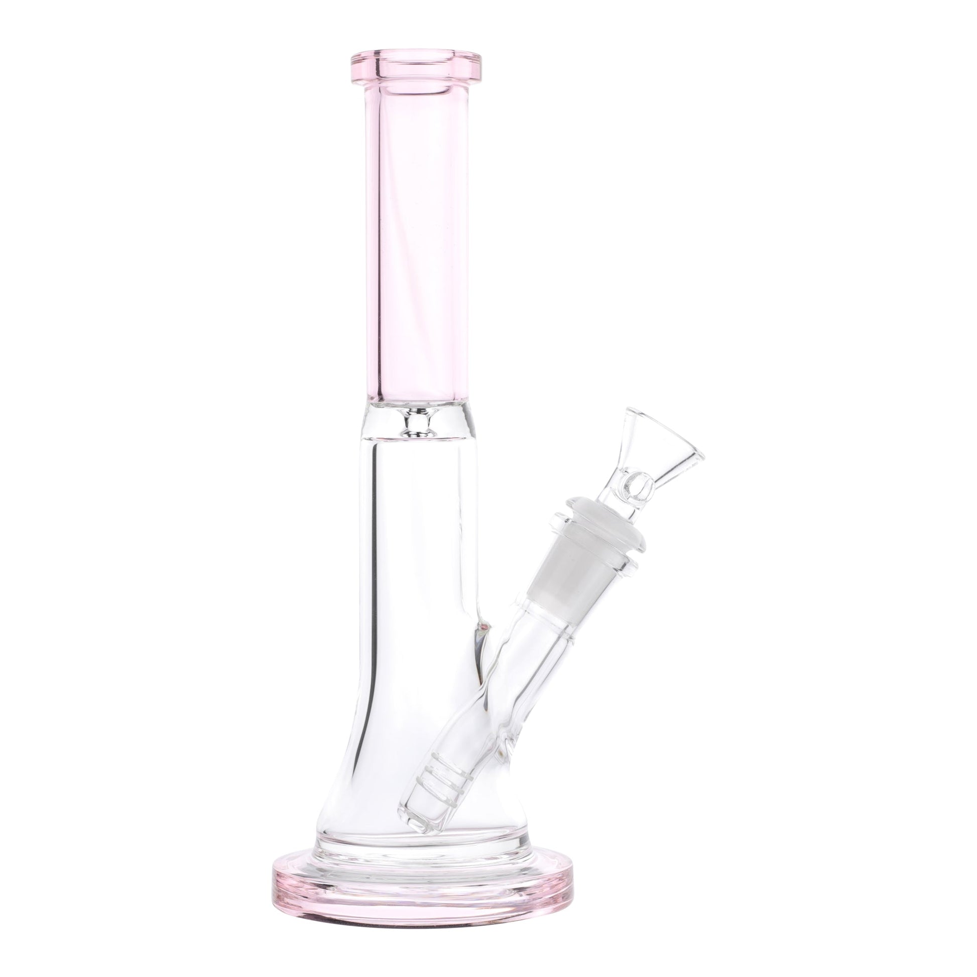 Royal Glass Pink Baseline Beaker Bong 9in