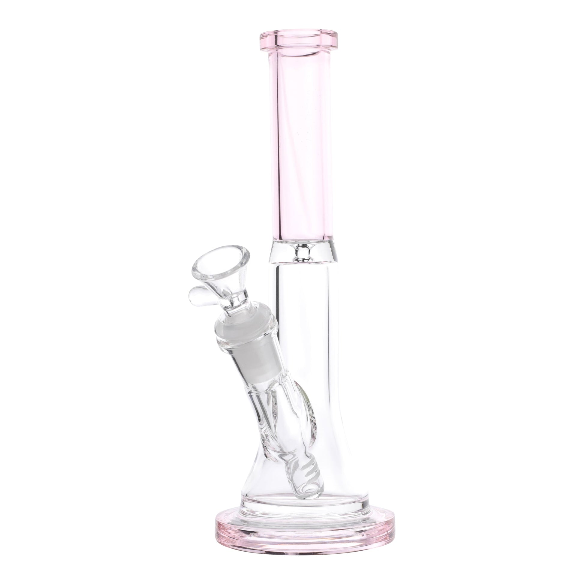 Royal Glass Pink Baseline Beaker Bong 9in