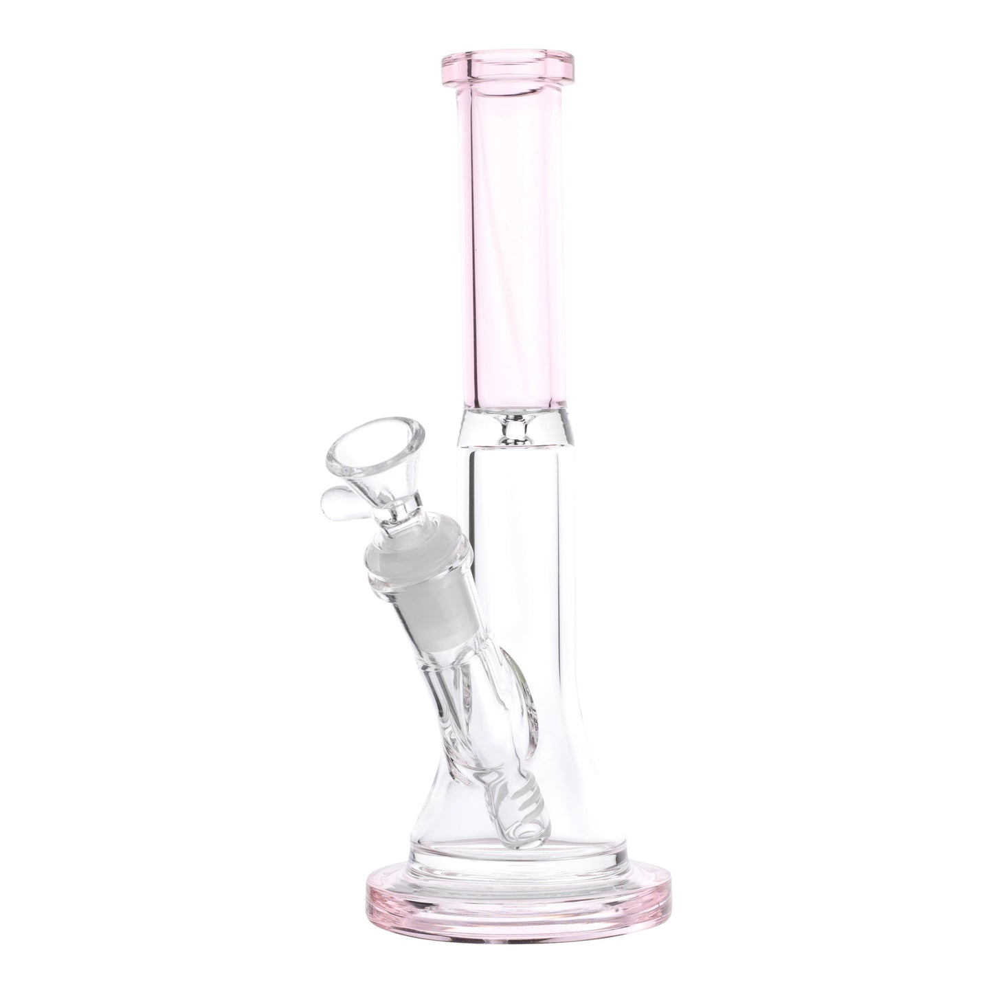 Royal Glass Pink Baseline Beaker Bong 9in