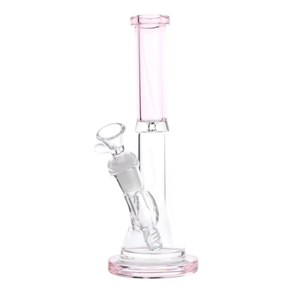 Royal Glass Pink Baseline Beaker Bong 9in