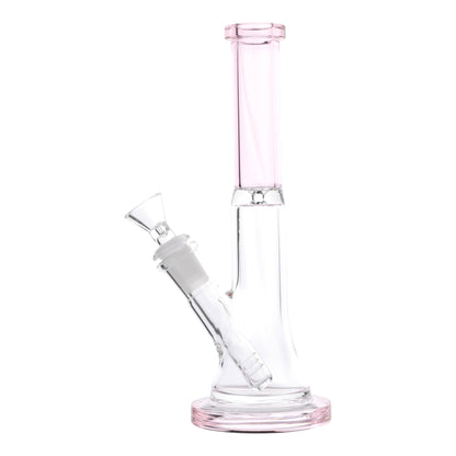 Royal Glass Pink Baseline Beaker Bong 9in