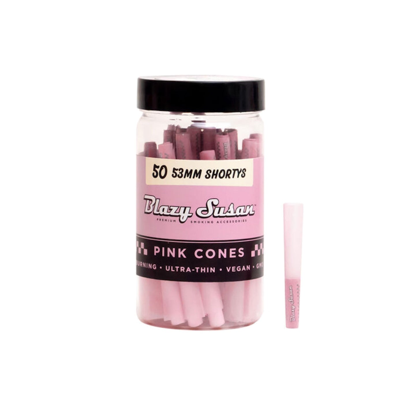 Blazy Susan Pink Cones 50ct