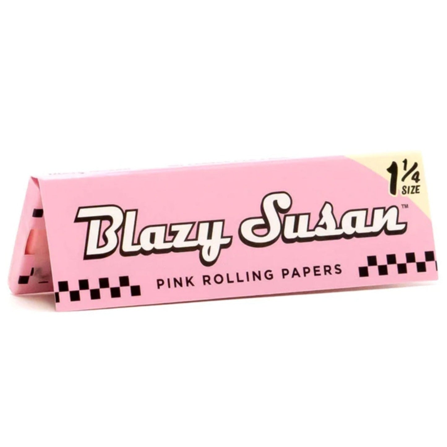 Blazy Susan Pink Rolling Papers 2 Pack 1 1/4 King Size Slim