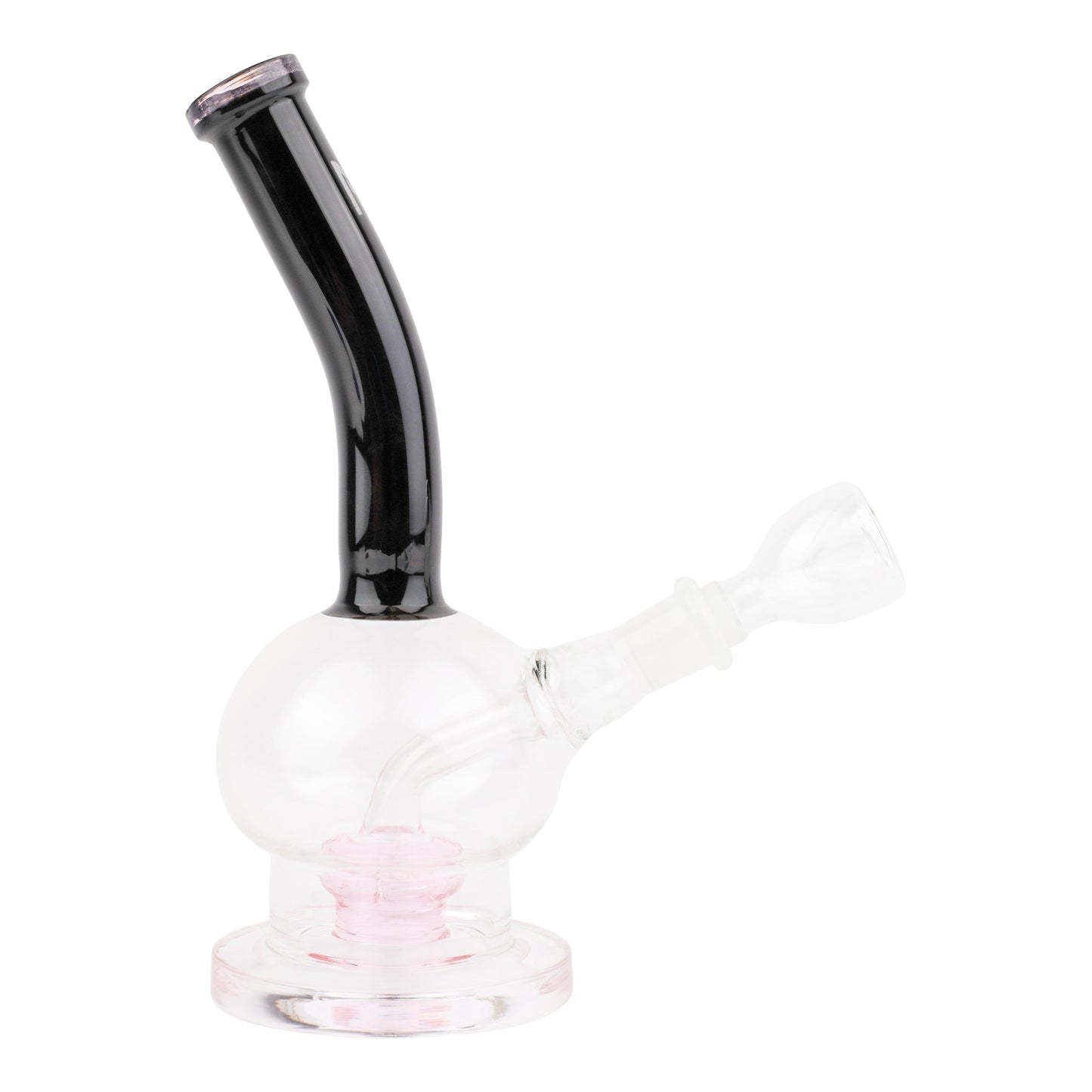 Allied International Pink Bubble Trouble Perc Bong 7in