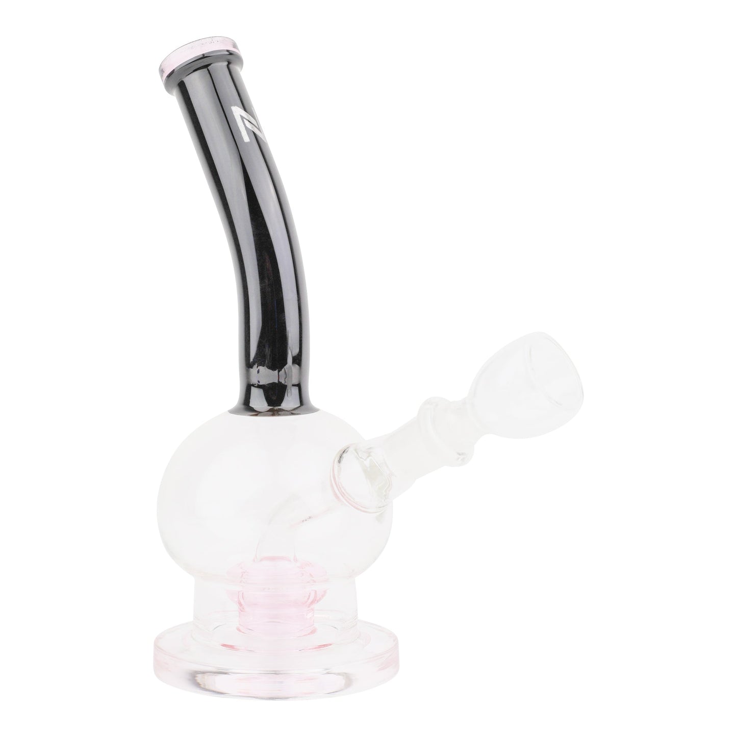 Allied International Pink Bubble Trouble Perc Bong 7in