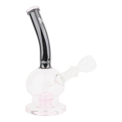 Allied International Pink Bubble Trouble Perc Bong 7in