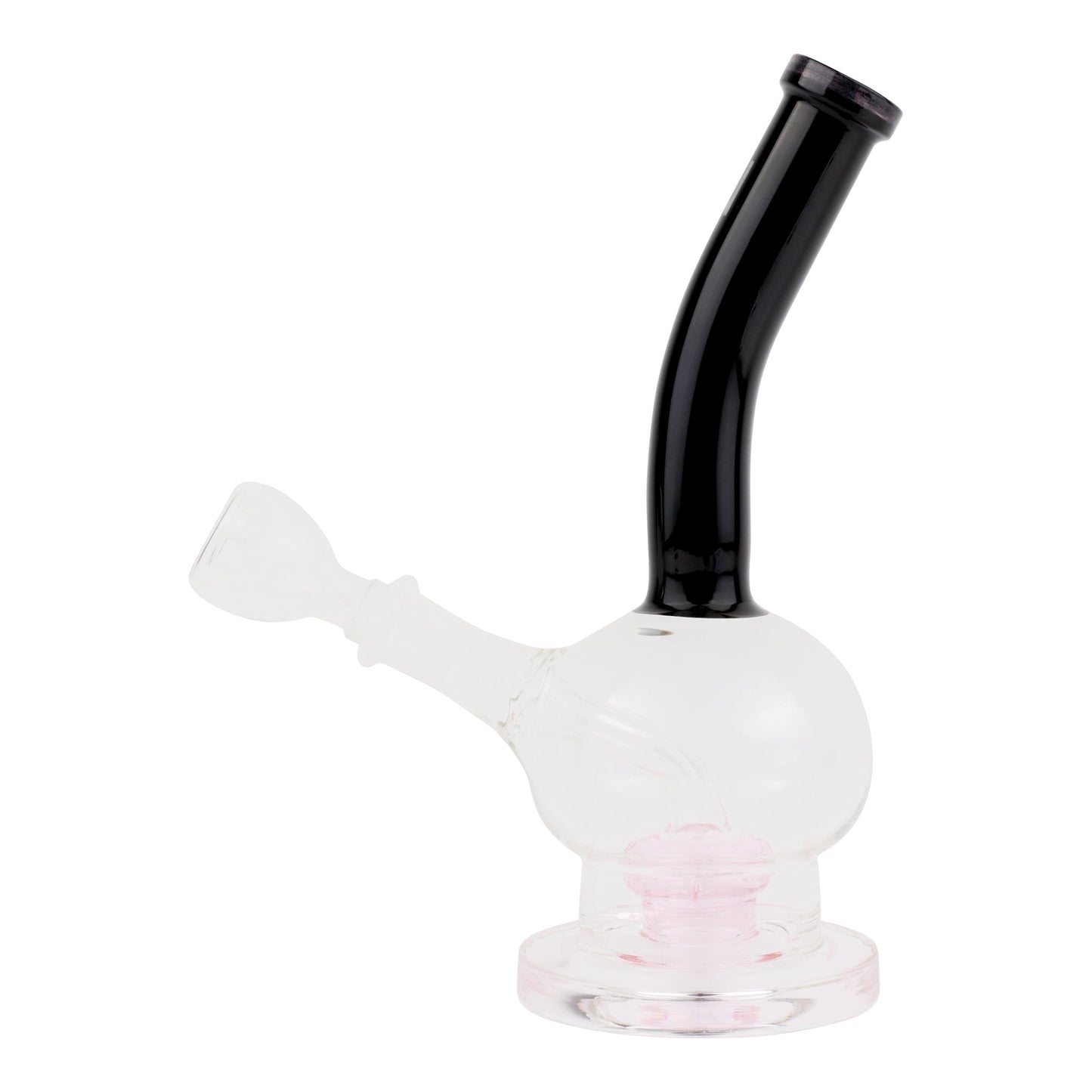 Allied International Pink Bubble Trouble Perc Bong 7in