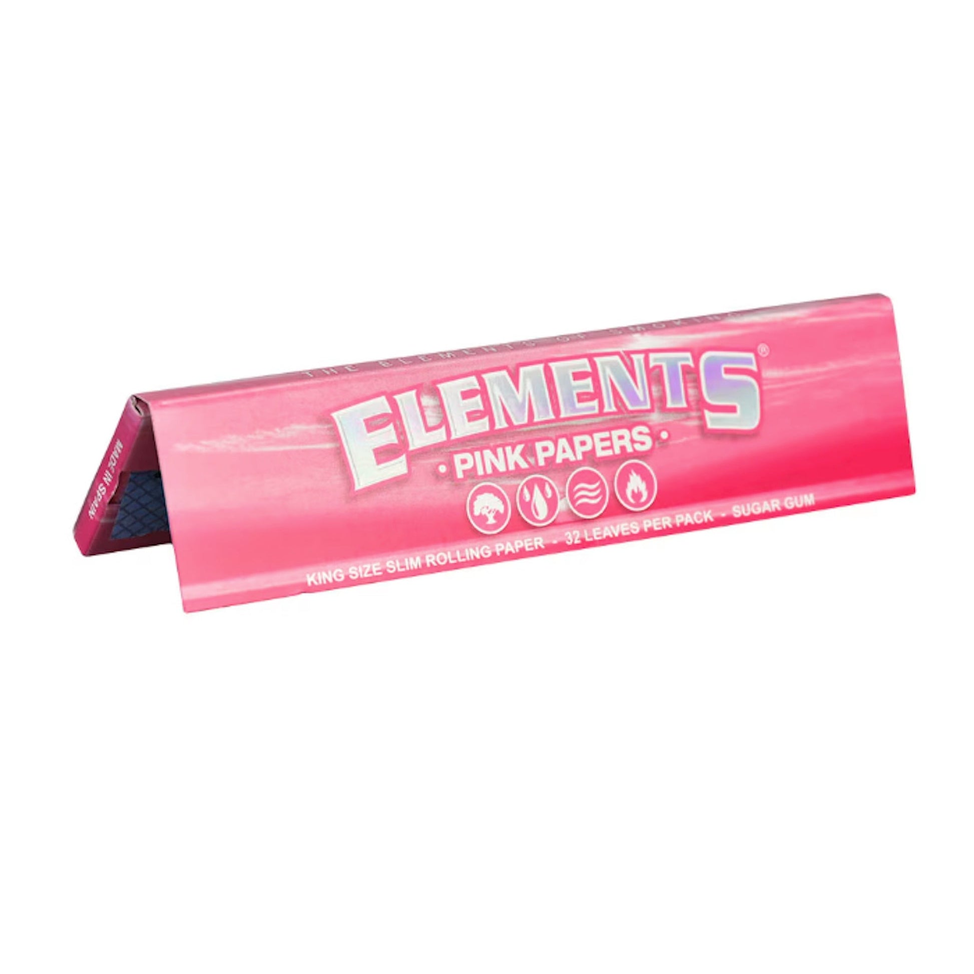 Pink Elements Pink Rolling Papers King Size Slim