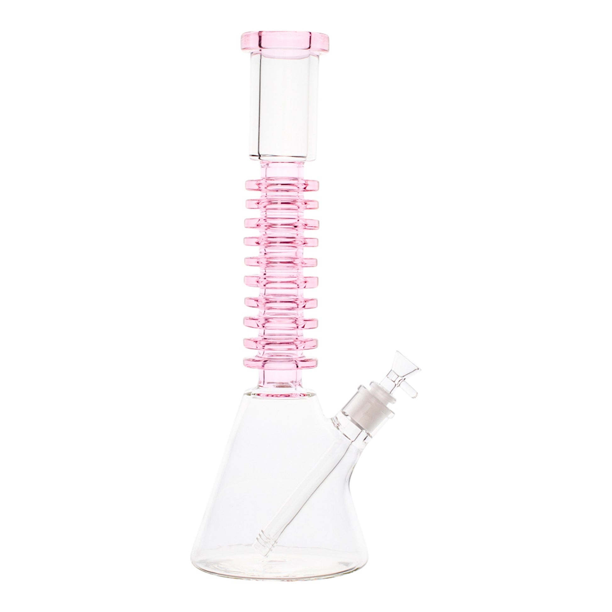 Pink Griptonite Beaker Bong 16in