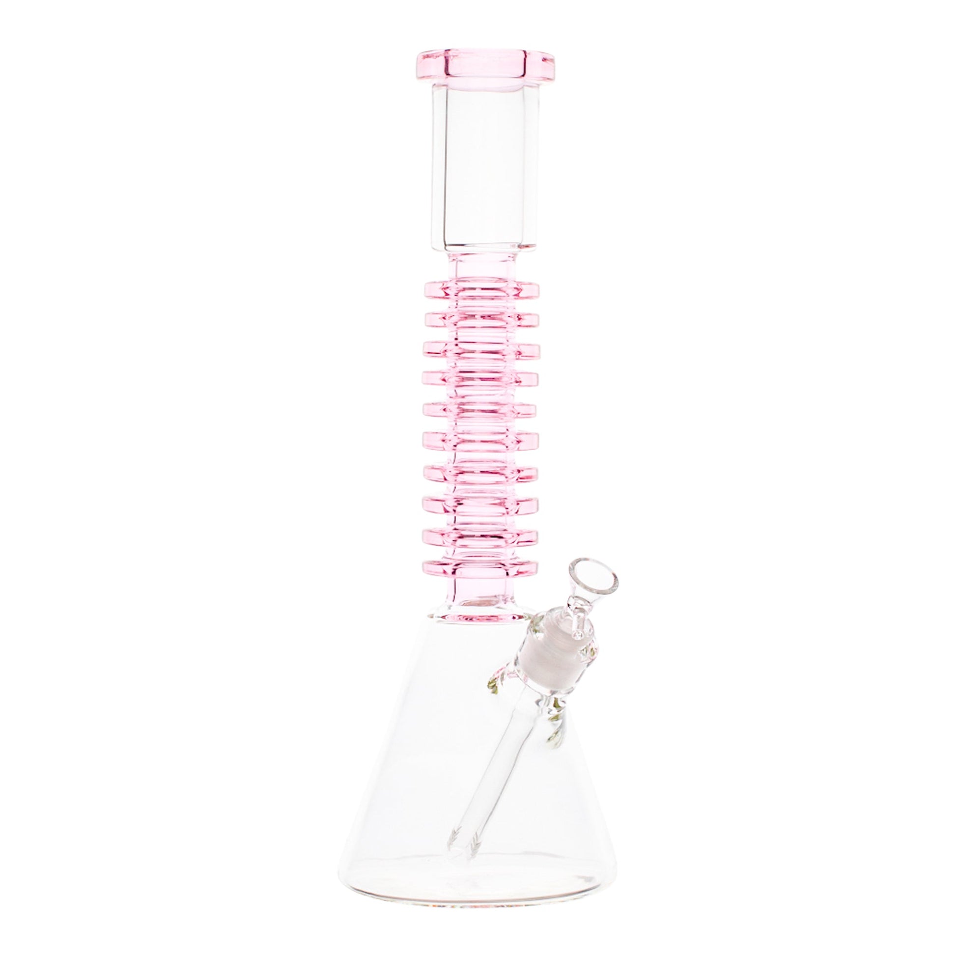 Pink Griptonite Beaker Bong 16in