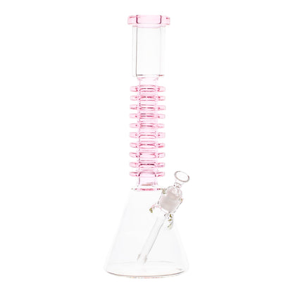 Pink Griptonite Beaker Bong 16in