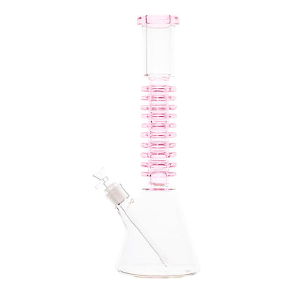Pink Griptonite Beaker Bong 16in