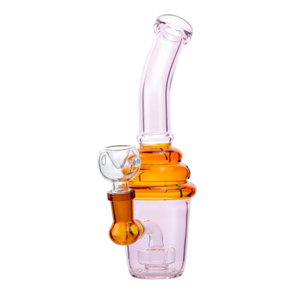 Allied International Pink Iced Cupcake Bong 6in