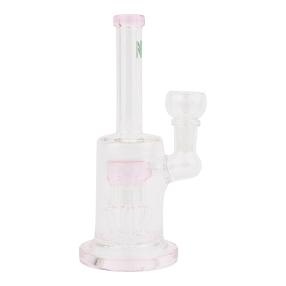 Allied International Pink Jellyfish Chamber Bong 7in