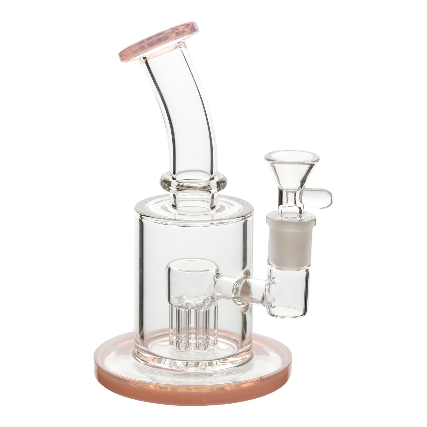 Royal Glass Pink Mad Scientist Bong 7in 14mm Matrix Perc