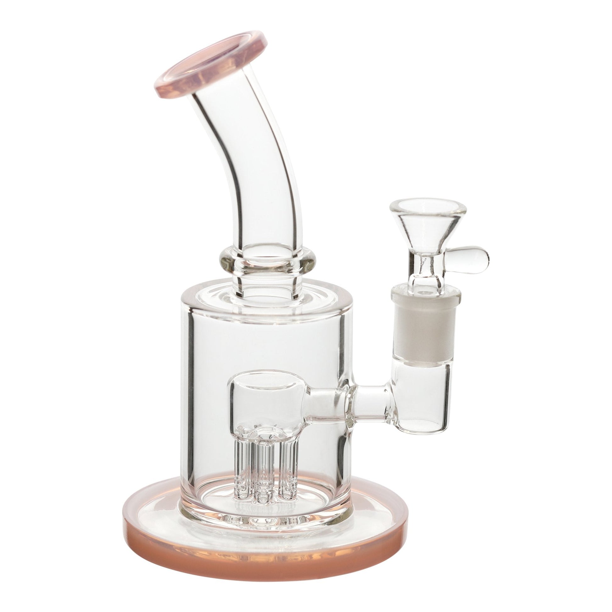 Royal Glass Pink Mad Scientist Bong 7in 14mm Matrix Perc
