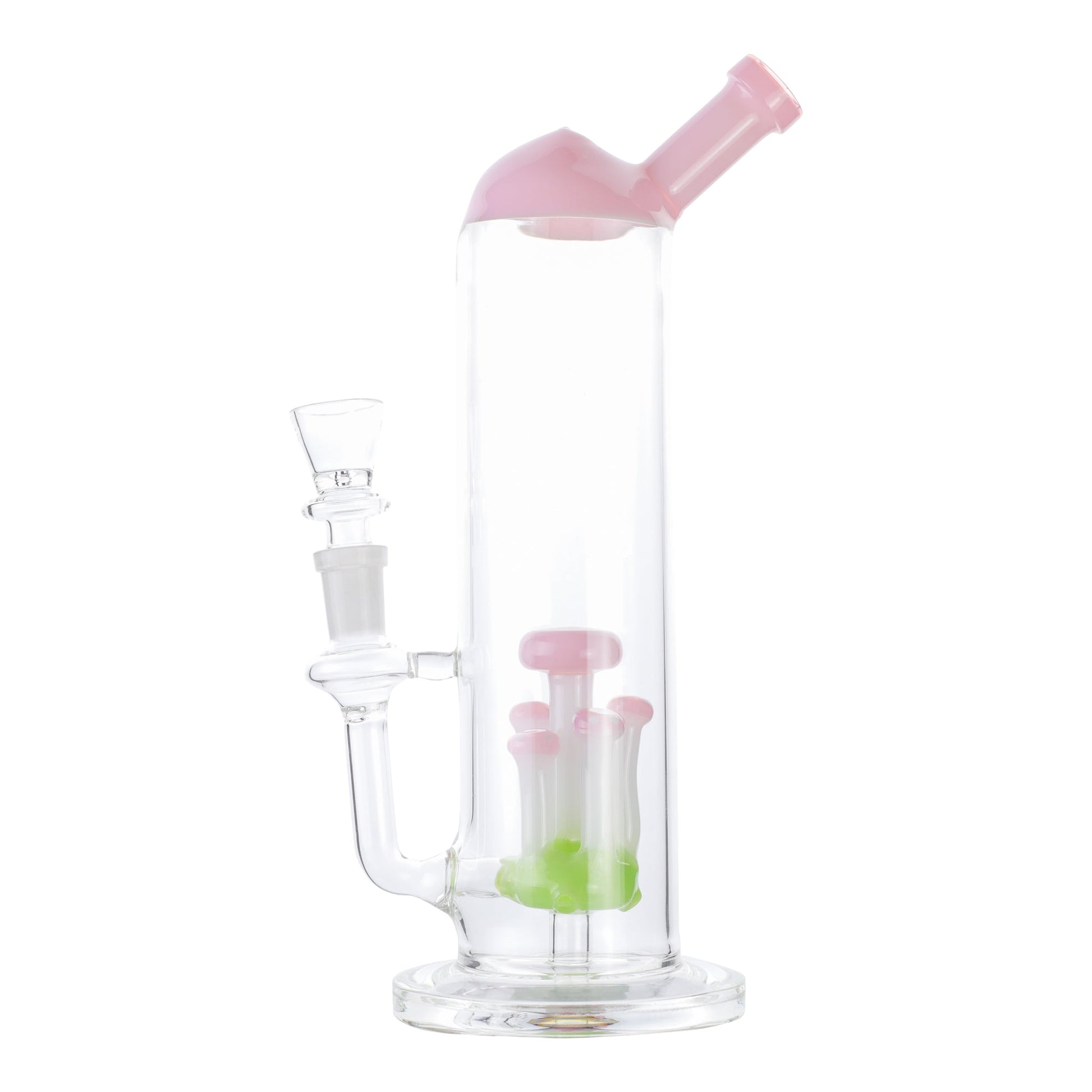 Allied International Pink Mushroom Percolator Bong 10in