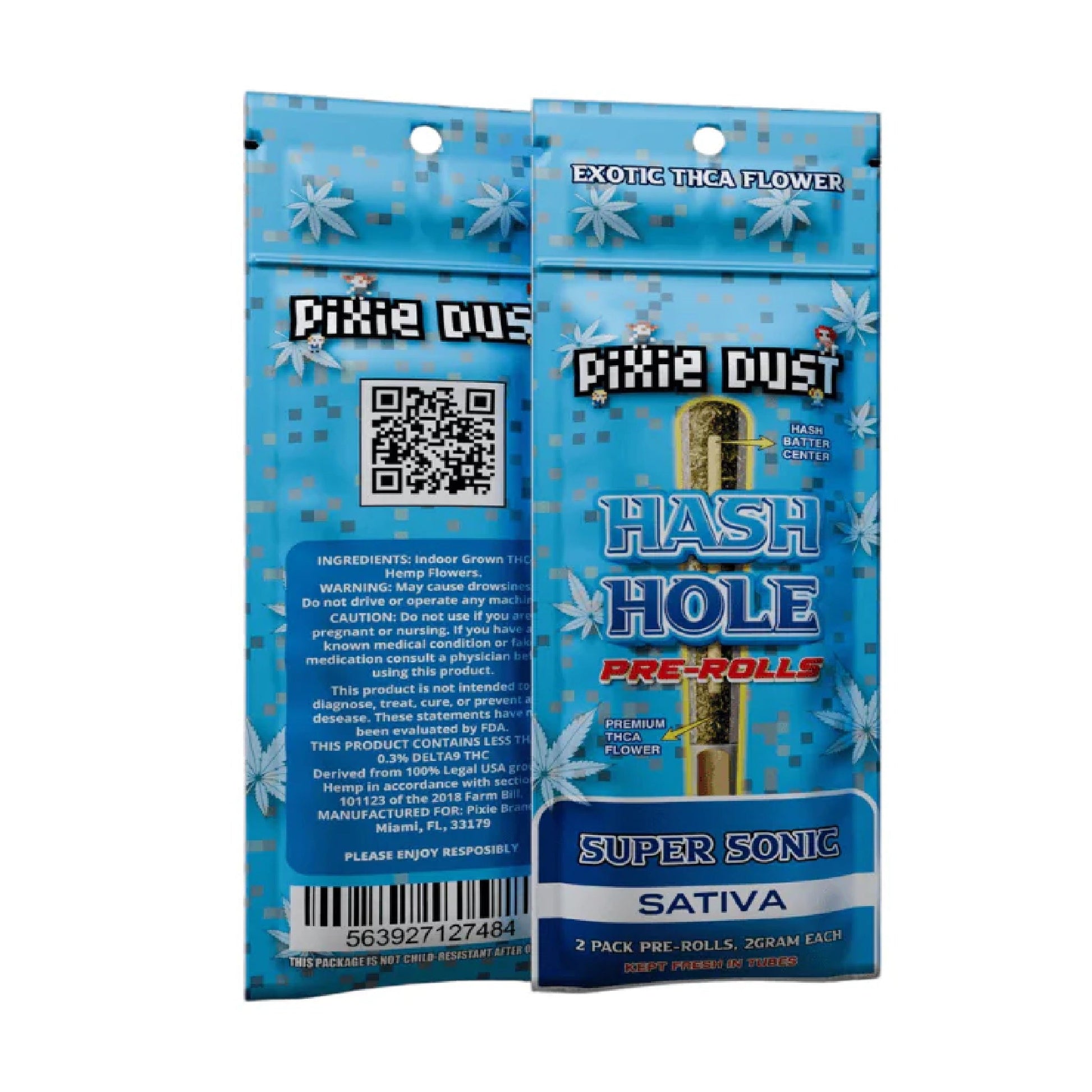 Pixie Dust Hash Hole Premium THC-A Pre-Roll 2g