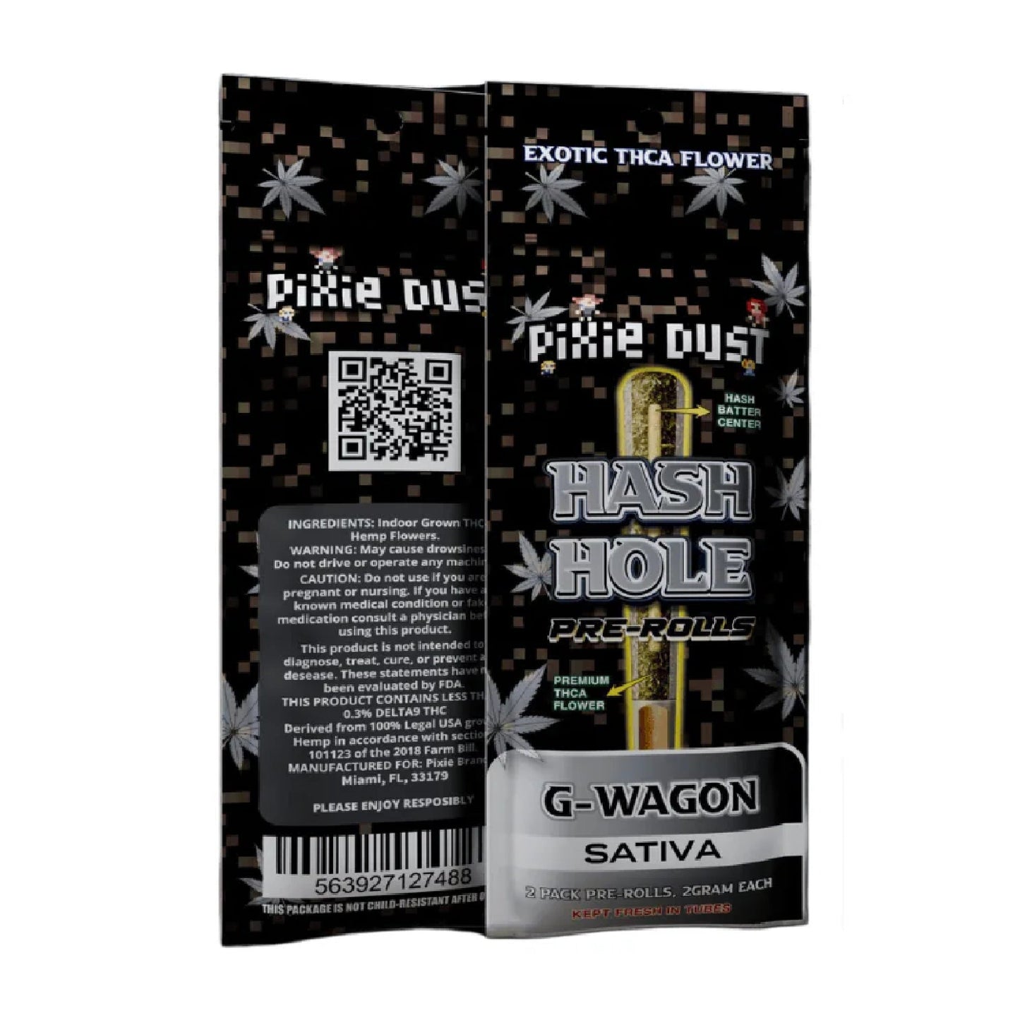 Pixie Dust Hash Hole Premium THC-A Pre-Roll 2g