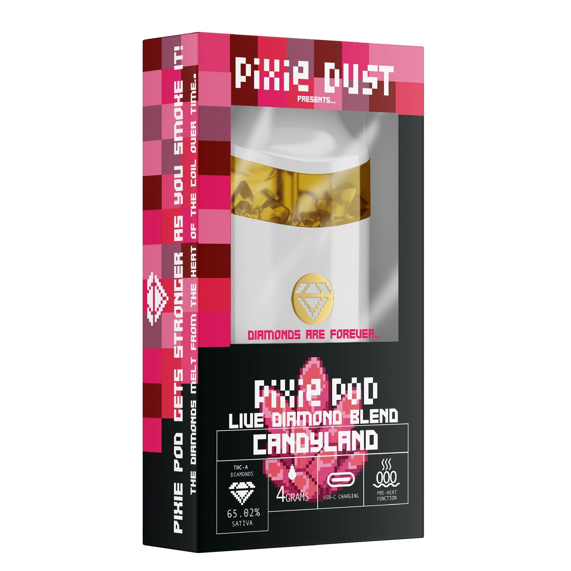 Pixie Pod Live Diamond THC-A Blend Vaporizer 4g