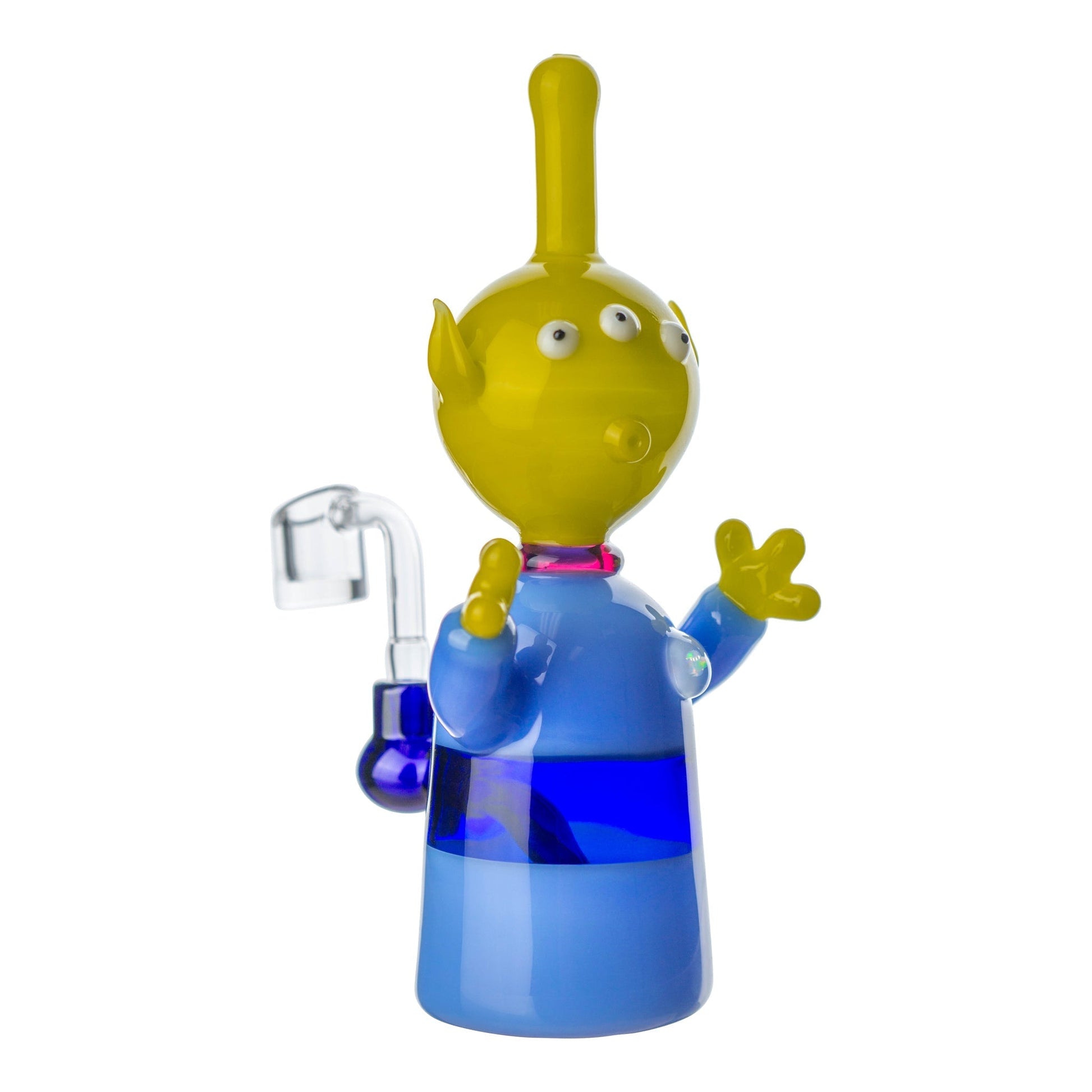 Pizza Planet Alien Bong by Della Luna Glass 8in