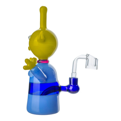 Pizza Planet Alien Bong by Della Luna Glass 8in