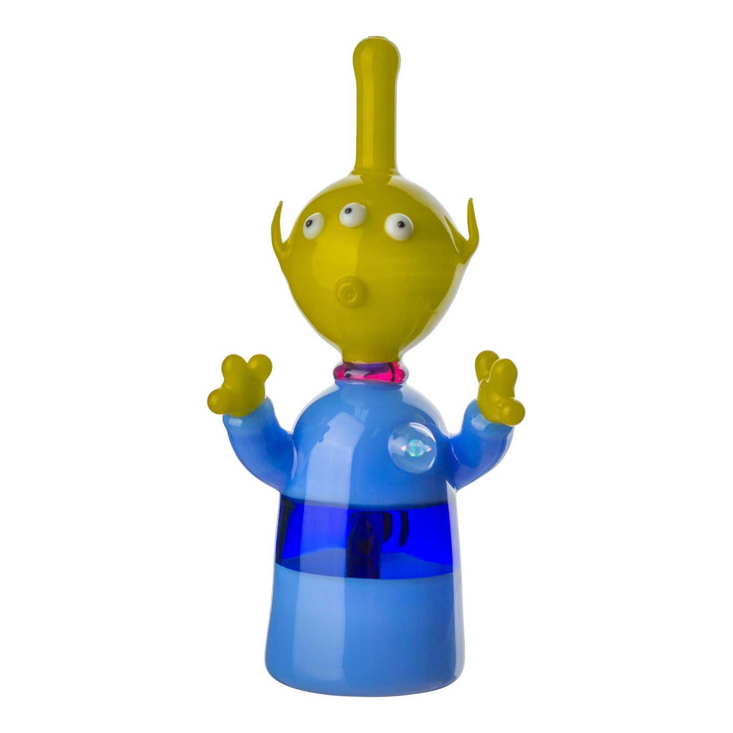 Pizza Planet Alien Bong by Della Luna Glass 8in