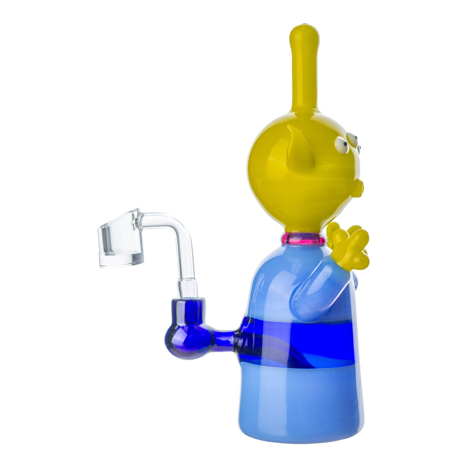 Pizza Planet Alien Bong by Della Luna Glass 8in