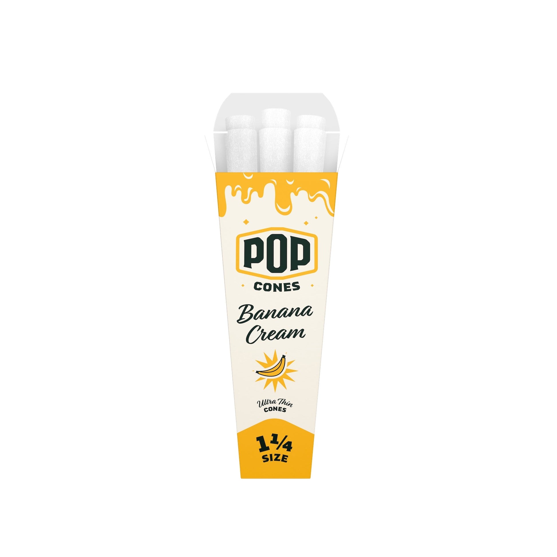 Pop Cones Ultra Thin 1 1/4 Inch Cones 6 Count