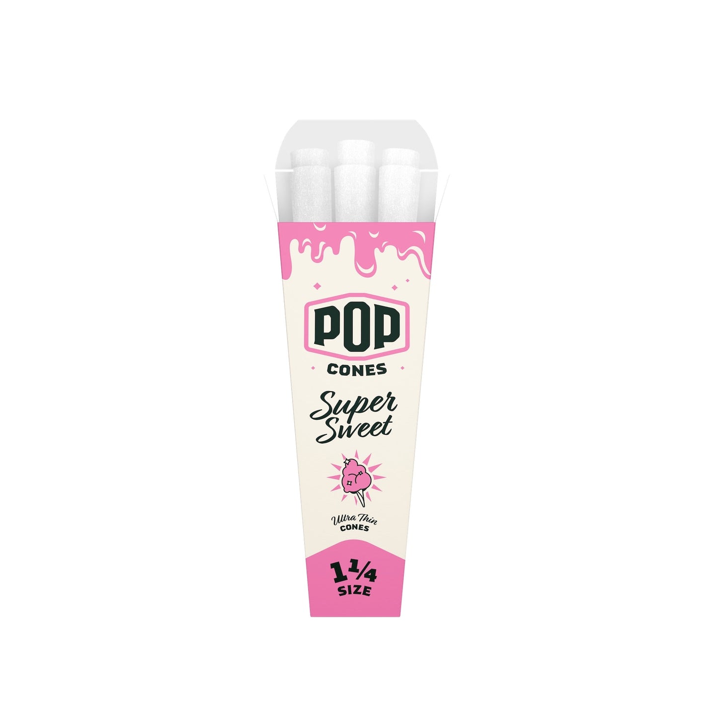 Pop Cones Ultra Thin 1 1/4 Inch Cones 6 Count