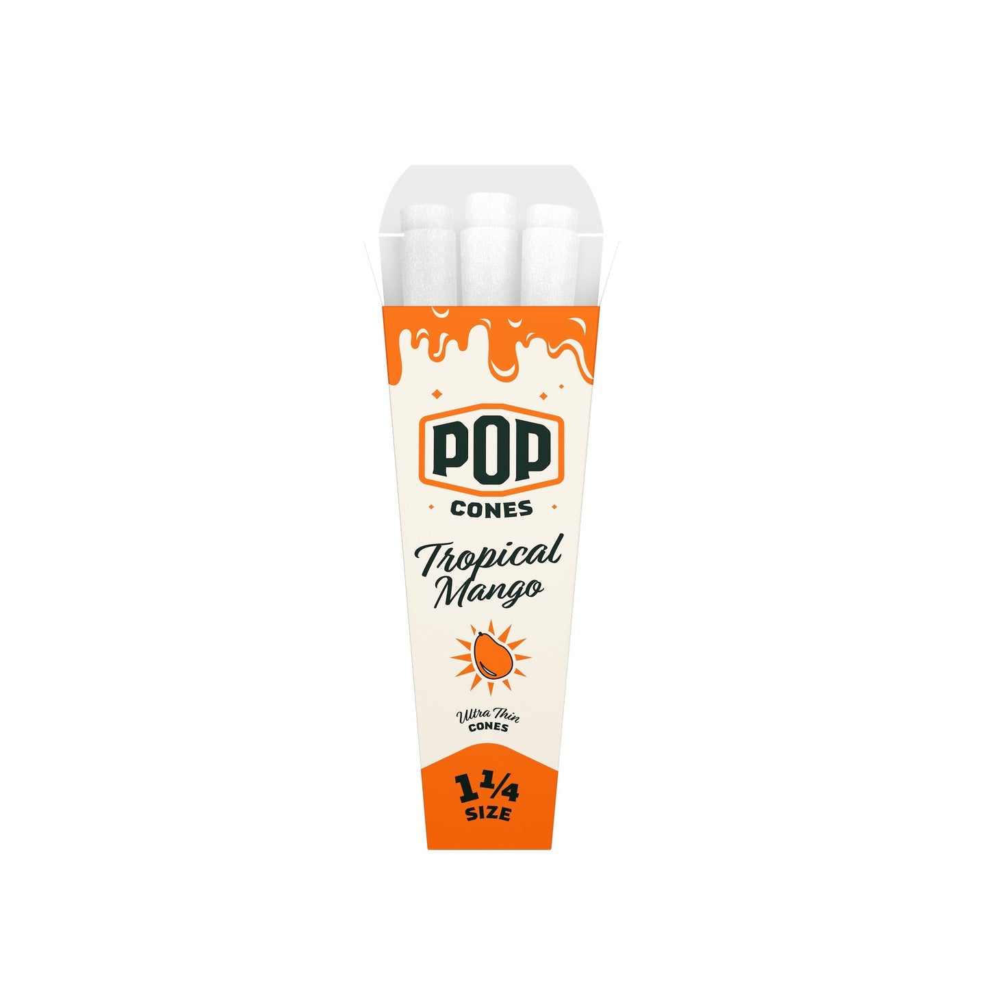 Pop Cones Ultra Thin 1 1/4 Inch Cones 6 Count