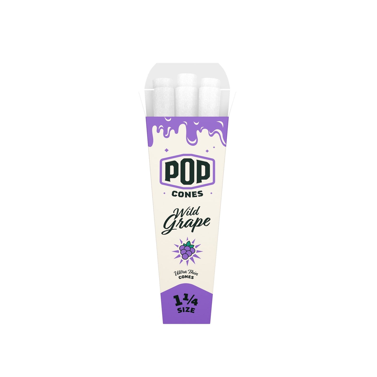Pop Cones Ultra Thin 1 1/4 Inch Cones 6 Count