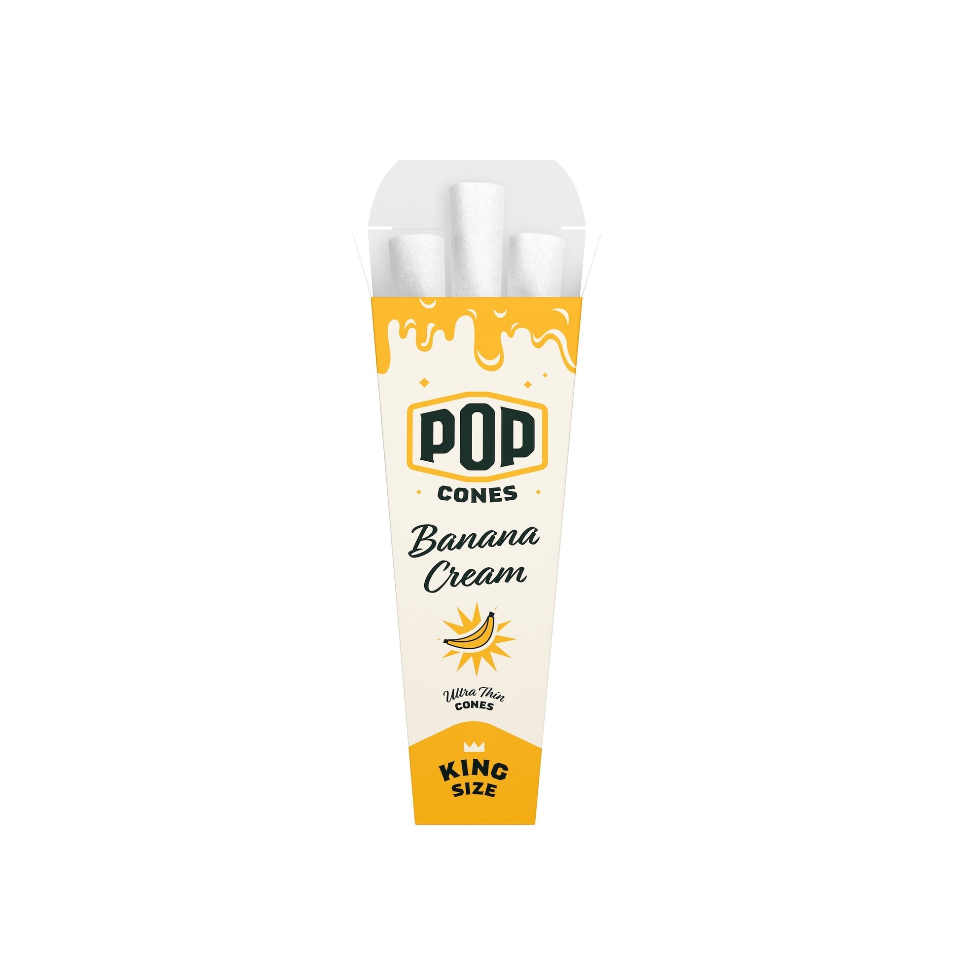 Pop Cones Ultra Thin King Size Cones 3ct 5 Flavors