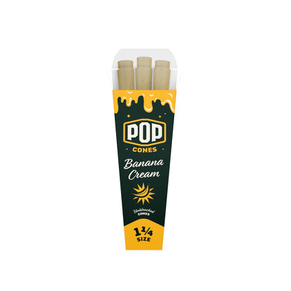 Pop Cones Unbleached 1 1/4 Inch Cones 6ct