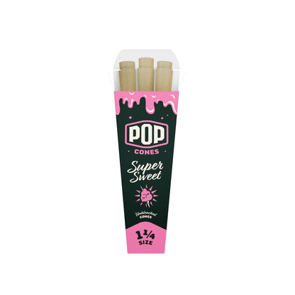 Pop Cones Unbleached Rolling Cones 6ct 1.25in