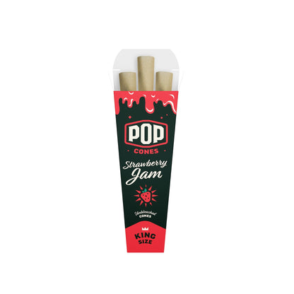 Pop Cones Unbleached King Size 3ct