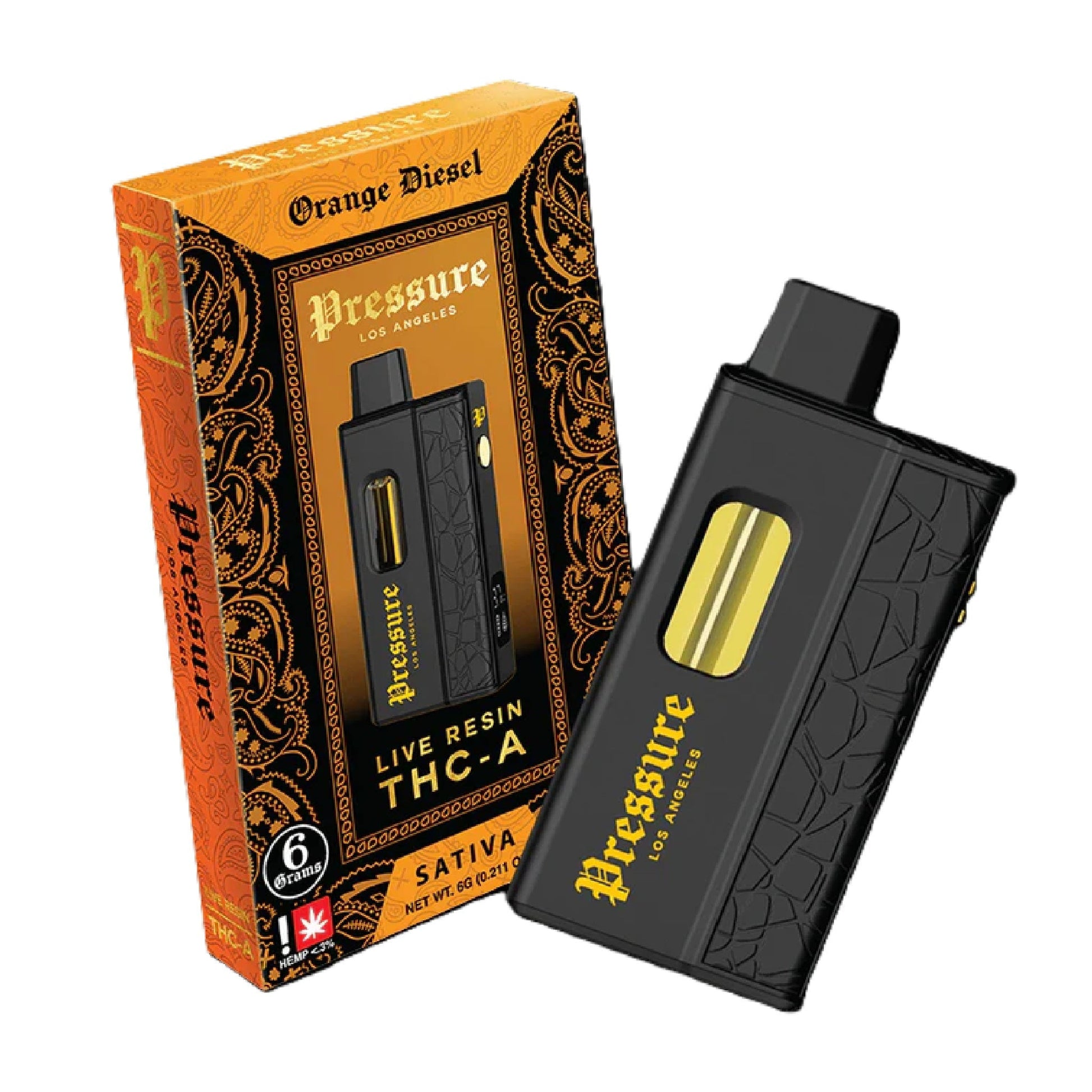 Pressure Live Resin THC-A Vaporizer 6000mg