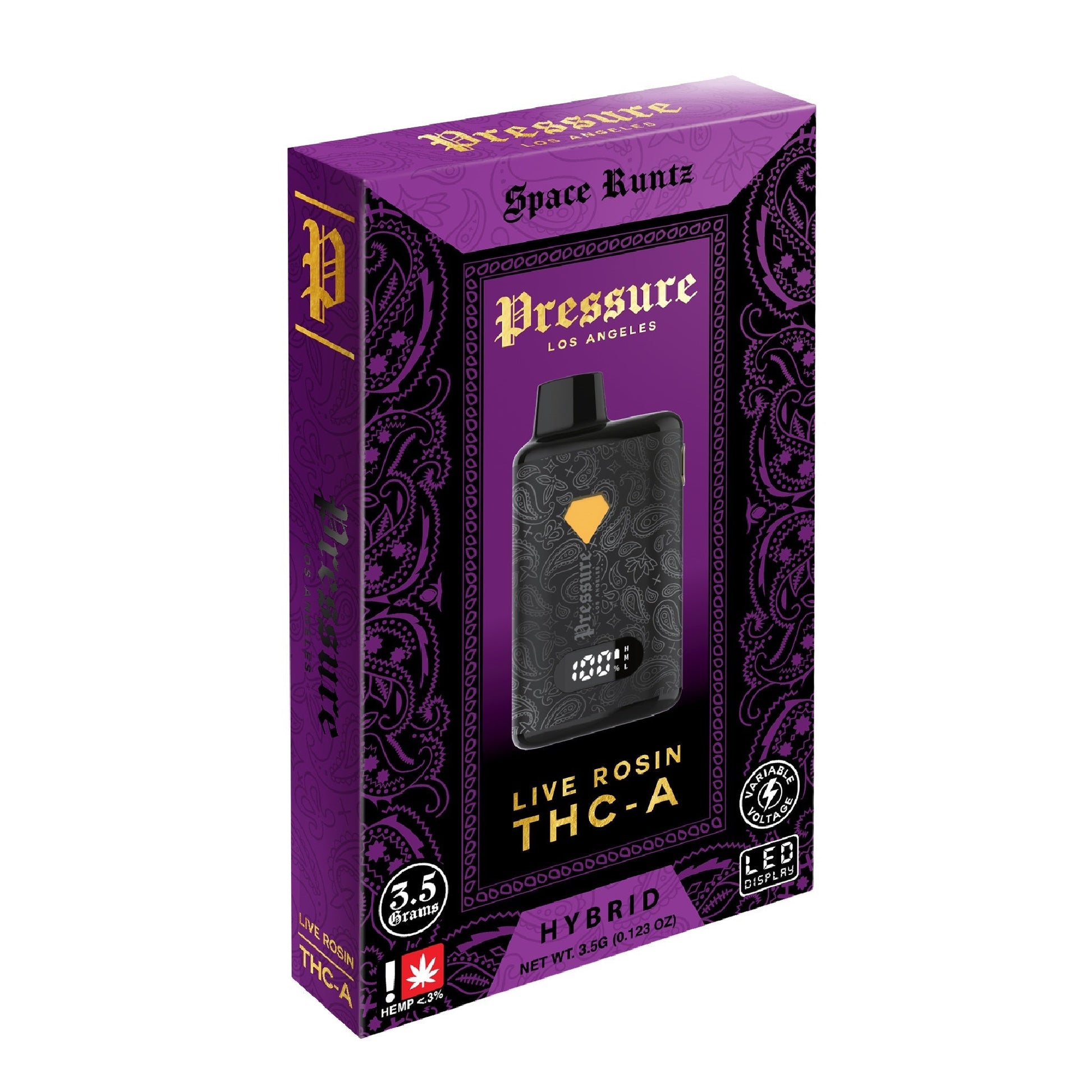 Pressure Live Rosin THC-A Vaporizer 3500mg