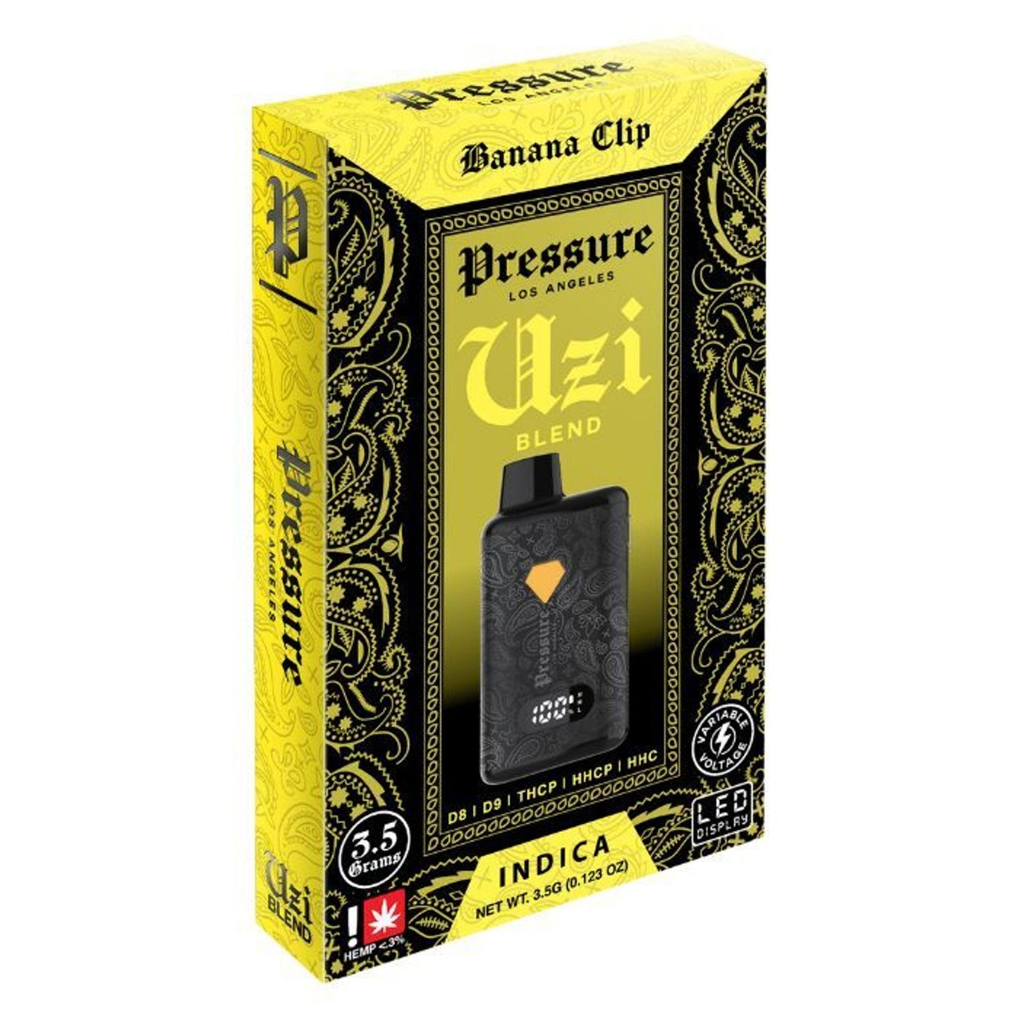 Pressure Uzi Blend Vaporizer 3500mg
