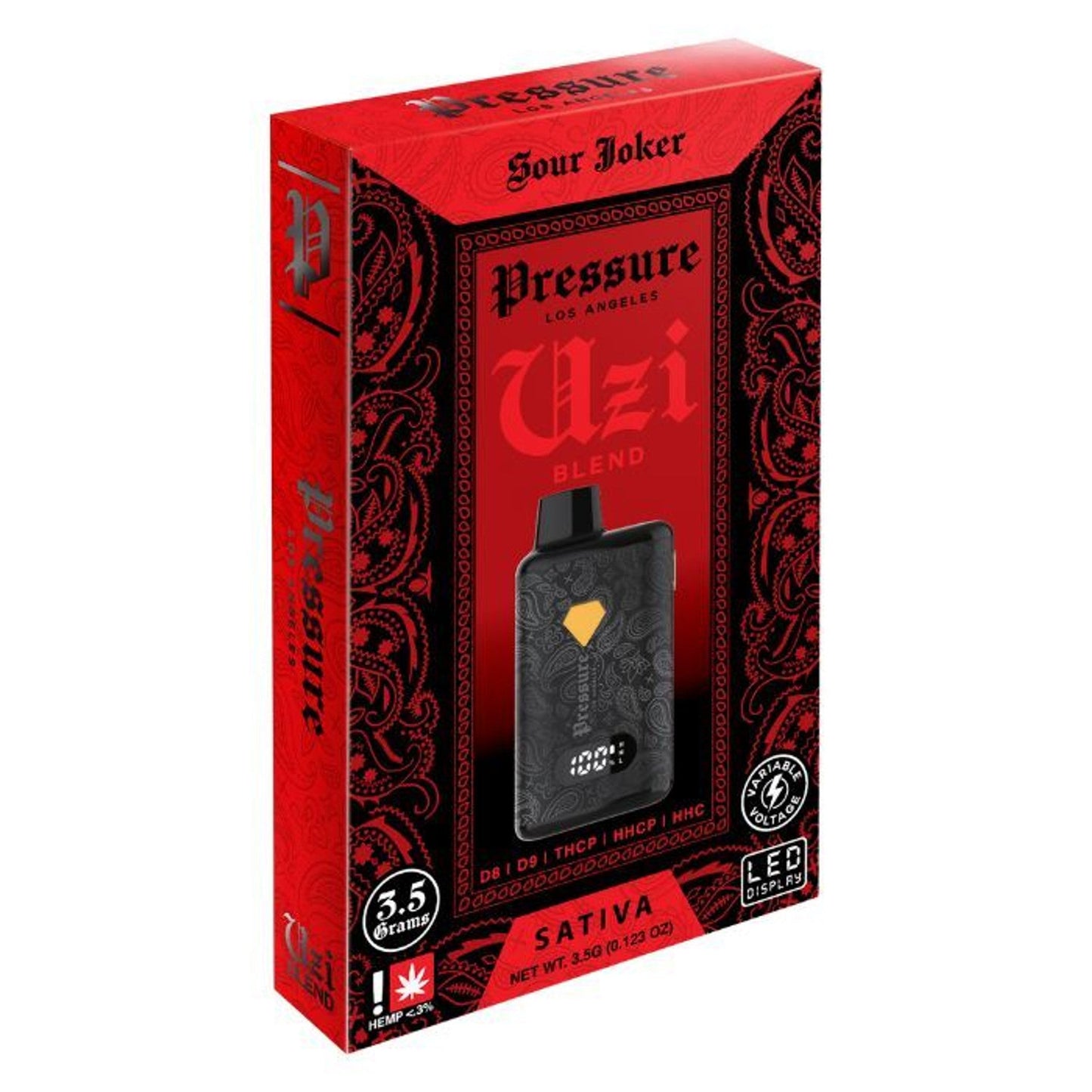 Pressure Uzi Blend Vaporizer 3500mg