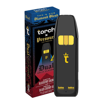 Pressure x Torch Dual Split Flavors THC-A VVS Vaporizer 3000mg