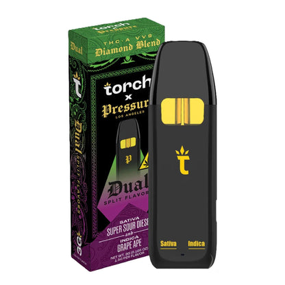 Pressure x Torch Dual Split Flavors THC-A VVS Vaporizer 3000mg