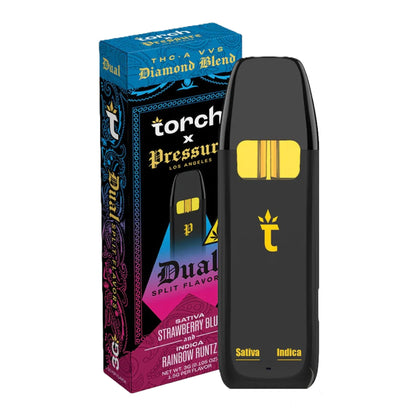 Pressure x Torch Dual Split Flavors THC-A VVS Vaporizer 3000mg