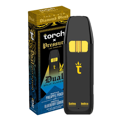 Pressure x Torch Dual Split Flavors THC-A VVS Vaporizer 3000mg