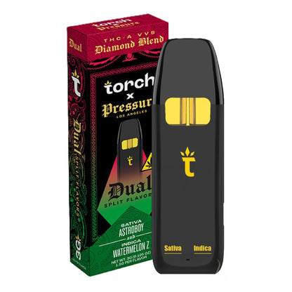 Pressure x Torch Dual Split Flavors THC-A VVS Vaporizer 3000mg