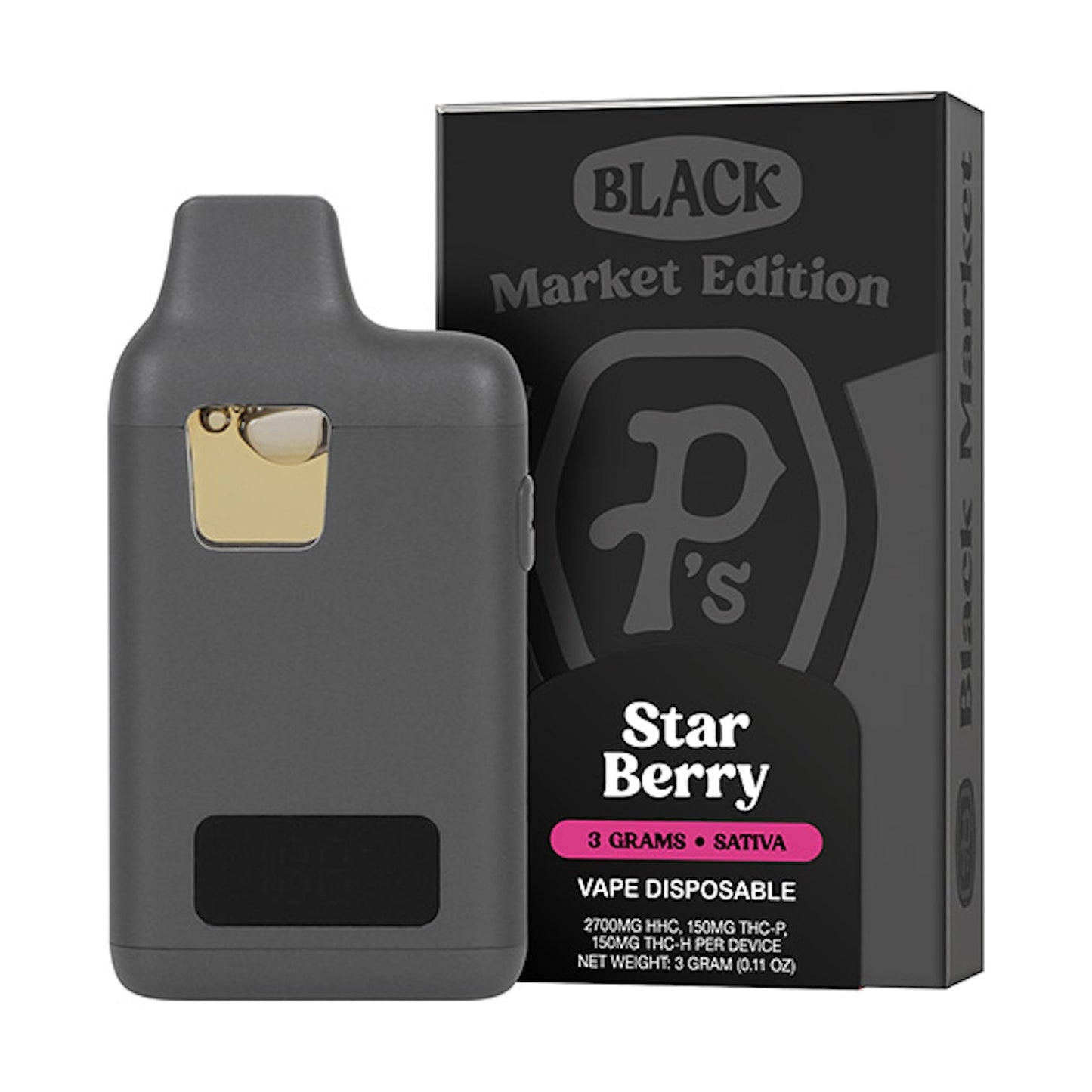 Prophet Premium Ps Black Market THC-P THC-H Vaporizer 3000mg