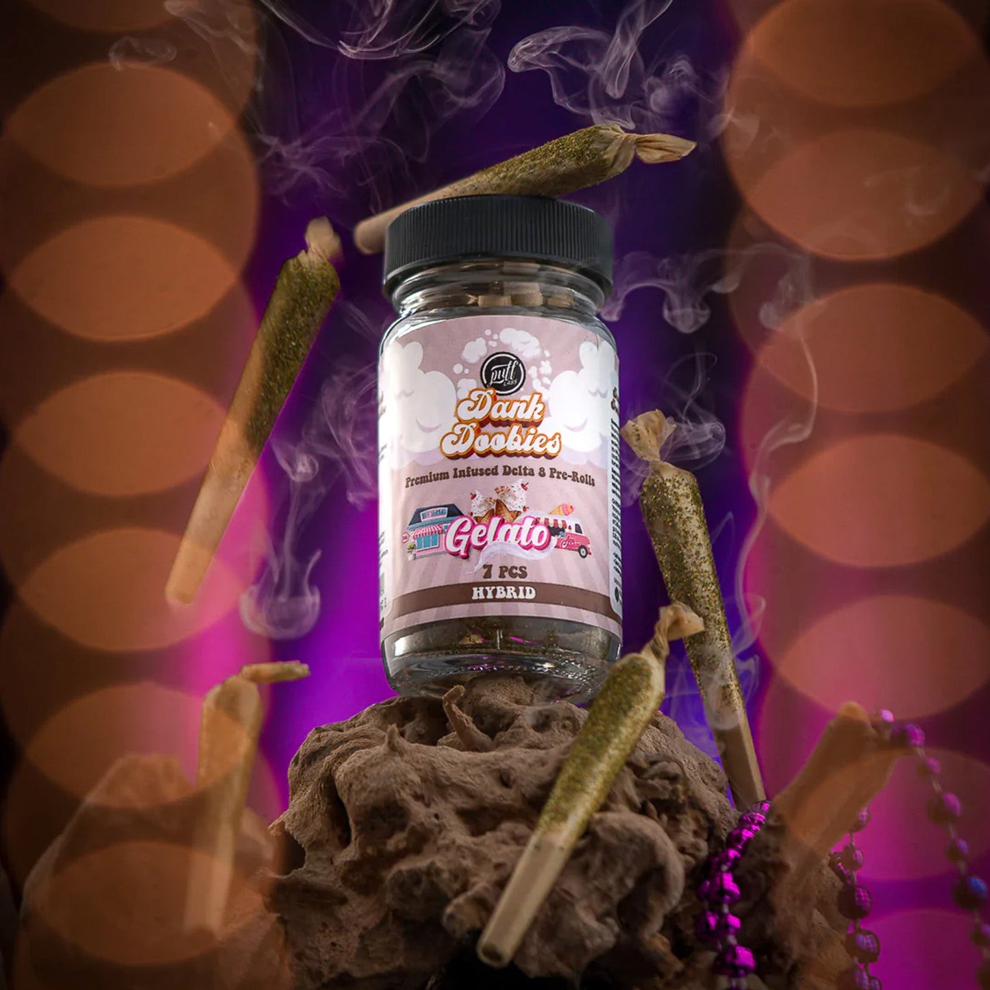 Puff Brands Delta 8 Dank Doobie Pre-Rolls 3500mg