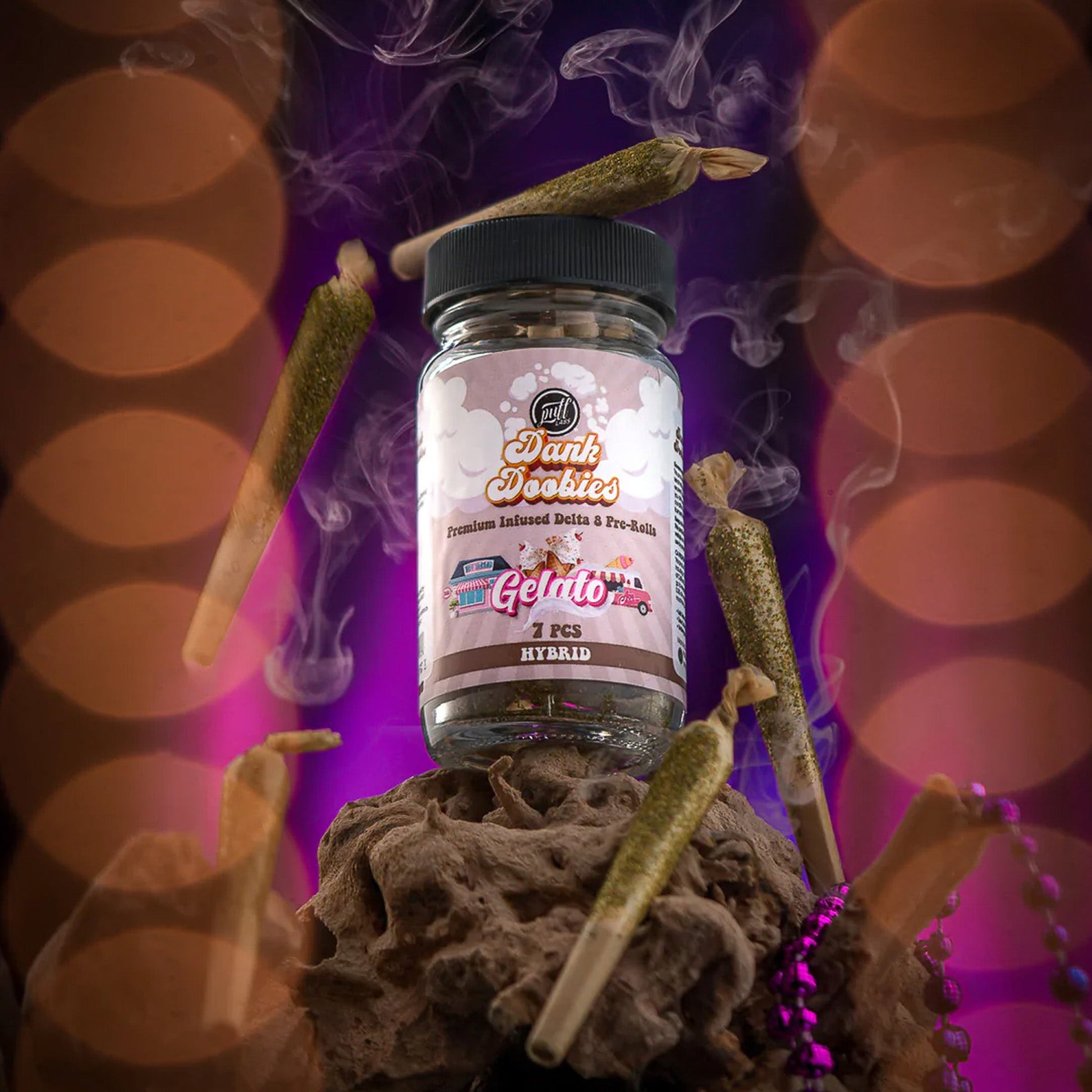 Puff Brands Delta 8 Dank Doobie Pre-Rolls 3500mg